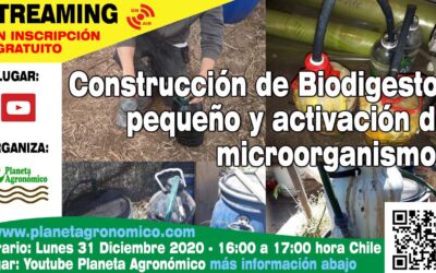 Construcción de Biodigestor pequeño y activación de microorganismos